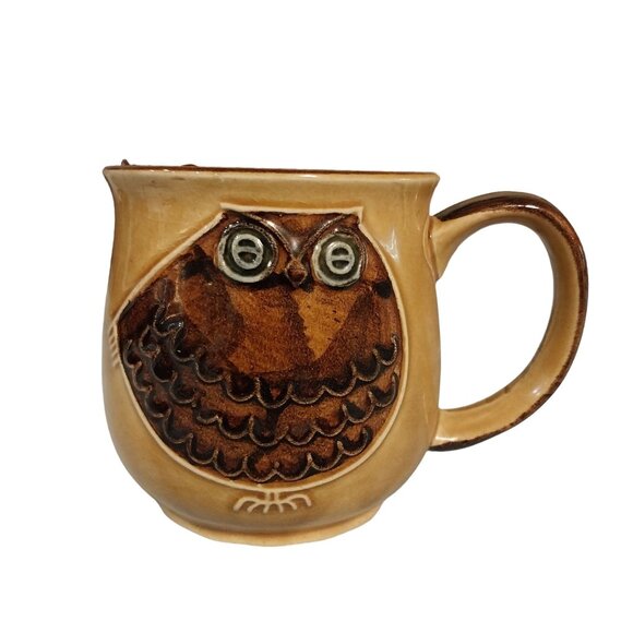 Vintage Owl Mugs Set Of 4 1970s Hard To Find - Picture 4 of 9